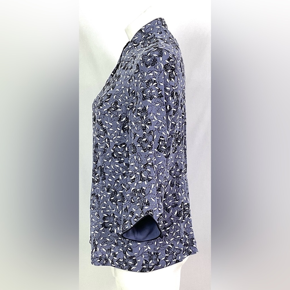 Alex Evenings Steel Blue, Black-And-White, Floral… - image 5